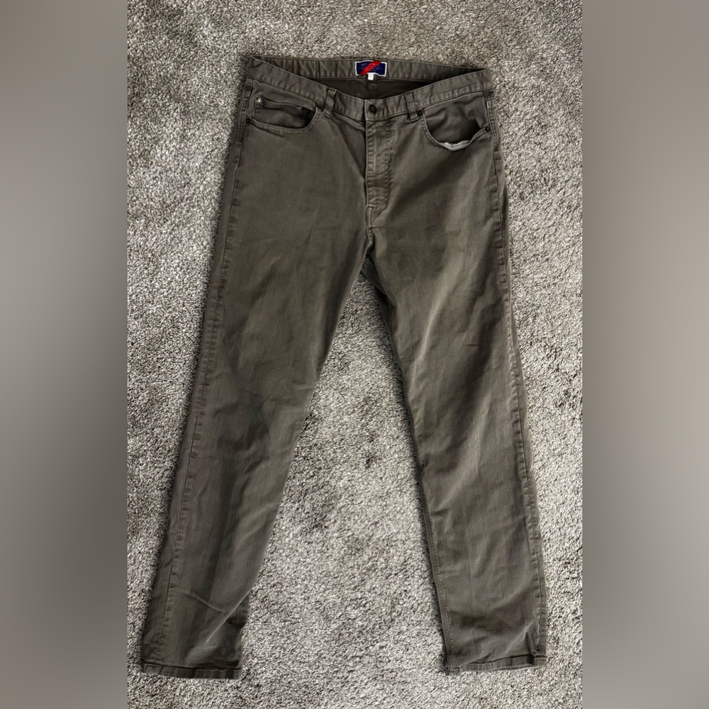 Best made co Men's Olive Green Slim khakis